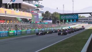 F2 Feature Race Highlights  2025 Spanish Grand Prix
