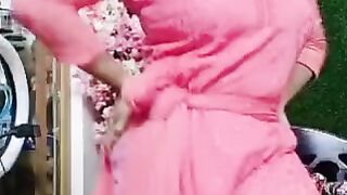 Indian beautiful sweet girl Anisha mama live show dance 23