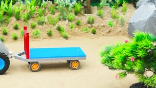 DIY Mini Tractor Concrete Mixer & Road Roller Build! ????????️ (Full Construction Tutorial)