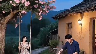 A beautiful seen in village life