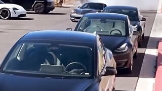 When You Accidently Get Invited to a Tesla Car Meet