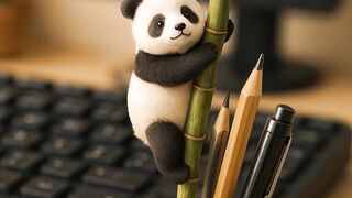 Pofesional Panda Climbing