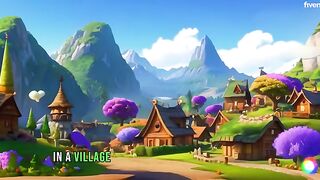 Lily explore the mountain outside of her village