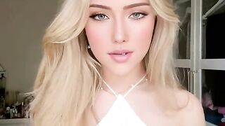 Russian Model with Beautiful Dressed Dance