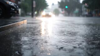 Rain on the highway