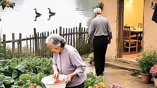 A beautiful seen Old lady and old man 3