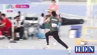 Arshad Nadeem attributes his Asian Athletics victory to Pakistan