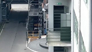 Down 5 stories in less than 10 seconds  #parkour