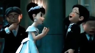 Cartoon happy marriage