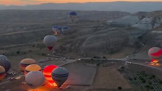 Ballon flying amazing
