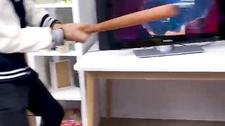 Smashed tv