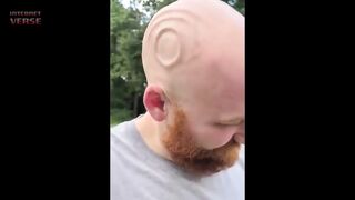This man has WiFi on his own head
