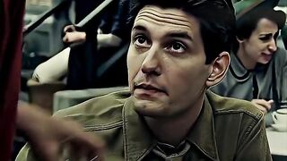 His eyes still followed her