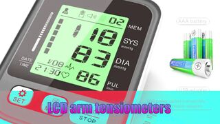 Jian YouCare Digital LCD arm tensiometers Blood Pressure Monitor
