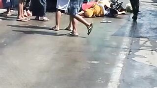 Truk Tabrak Pengendara Sepeda Motor Hingga Meninggal Dunia di Candipuro, Korban Terhimpit