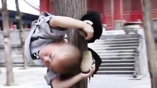 Little boy training ????