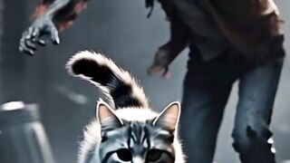 Cat story animations zombi