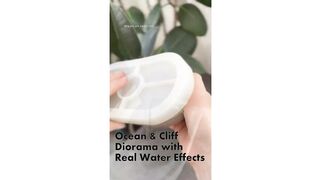Ocean & Cliff Diorama with Real Water Effects