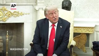 Trump says it might be better to let Ukraine and Russia 'fight for a while'.
