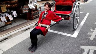 A Day in Life of Rickshaw Puller in Japan