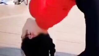 This woman has a body like rubber