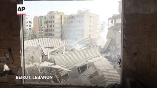 Beirut residents react to Israeli strikes on eve of Eid al-Adha.