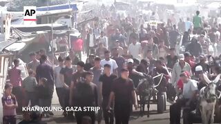 Palestinians say people are being shot while trying to collect aid in Gaza.