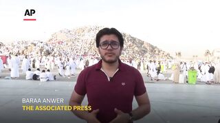 Hajj 2025- Muslim pilgrims stream into Mount Arafat.