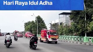 JAKARTA UTARA KEBAKARAN SAAT IDUL ADHA