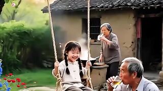 Beautiful children and grand paa
