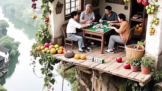 A village life style and beautiful seen
