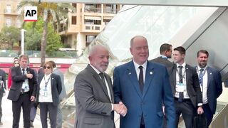 Leaders attend Blue Economy and Finance Forum in Monaco, held in advance of UN Oceans meeting.