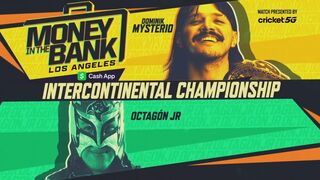 Money In The Bank - Dominik Mysterio Vs Ocatgon Jr. -WWE Inter Continental Championship Match _June 07, 2025