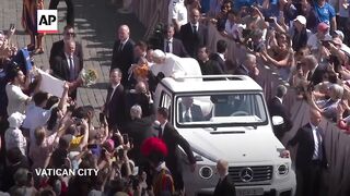 Pope criticizes surge of nationalist political movements as he prays for reconciliation, dialogue.