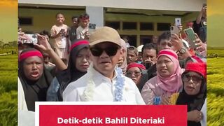Viral! Menteri Bahlil Lahadalia diteriaki "Penipu" oleh massa saat tiba di Bandara Sorong.