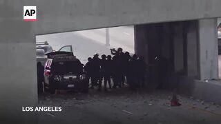 Protests intensify in Los Angeles after Trump deploys National Guard troops.