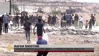 Israeli forces open fire at Gaza food sites, killing at least 13 Palestinians