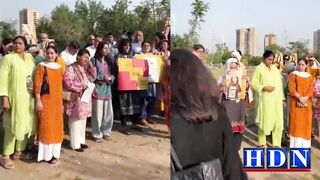 sana yousaf ahtjaj aurat march