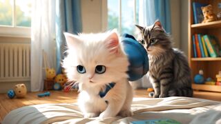 Kitten's First Day at School