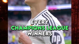 daftar pemenang ucl dari tahun 2001-2024 #uclwinner #thebest #realmadrid #madrid #winner