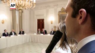 Trump says he didn't see Elon Musk get physical with Scott Bessent.