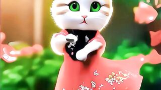Beautiful ❤️ cat dance video
