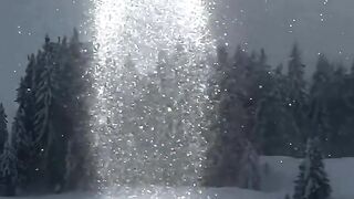 Rare Sun Candle Phenomenon Spotted by Skier: Vertical Light Pillars Explained