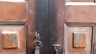 Old mosque in a hilly area