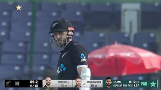 3rd Wicket | A brilliant start to Usama Mir's ODI career! ????  Kane Williamson is Usama's maiden ODI wicket ????  #TayyariKiwiHai | #PAKvNZ