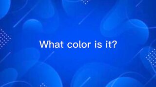 Let's learn the color blue