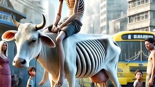 Beautiful AI Short Story of a Thin Horse and a Thin Man