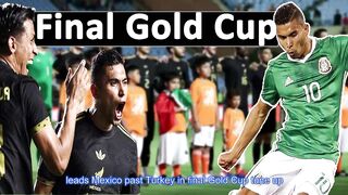 Pineda leads Mexico past Turkey in final Gold Cup tune-up