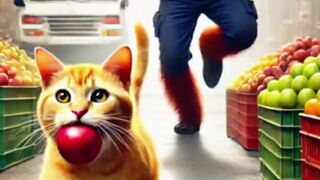 kids Attack Capybara Hero cat Calls Ambulance #cat #animals #rescue #copybara