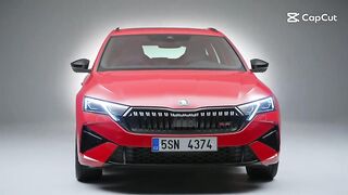 The new Skoda Octavia vRS Exterior Design in Velvet Red 2